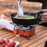 Maxbell Portable Camping Gas Stove Mini Folding for Outdoor Hiking Backpacking
