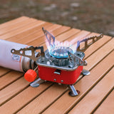 Maxbell Portable Camping Gas Stove Mini Folding for Outdoor Hiking Backpacking