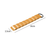 Maxbell Lightweight Tent Pegs Holder Artificial Leather Compact for 6-10mm Pegs Yellow Brown