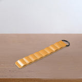 Maxbell Lightweight Tent Pegs Holder Artificial Leather Compact for 6-10mm Pegs Yellow Brown