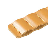 Maxbell Lightweight Tent Pegs Holder Artificial Leather Compact for 6-10mm Pegs Yellow Brown