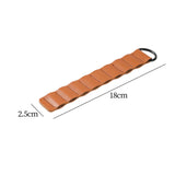 Maxbell Lightweight Tent Pegs Holder Artificial Leather Compact for 6-10mm Pegs Brown