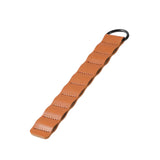 Maxbell Lightweight Tent Pegs Holder Artificial Leather Compact for 6-10mm Pegs Brown