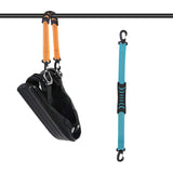 Maxbell Portable Skating Shoes Carrier Strap with End Hooks Belt Ski Boot Strap Blue