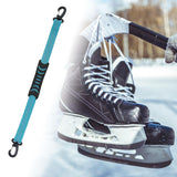 Maxbell Portable Skating Shoes Carrier Strap with End Hooks Belt Ski Boot Strap Blue