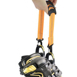 Maxbell Portable Skating Shoes Carrier Strap with End Hooks Belt Ski Boot Strap Orange