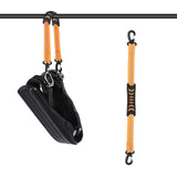Maxbell Portable Skating Shoes Carrier Strap with End Hooks Belt Ski Boot Strap Orange