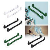 Maxbell 2Pcs Ice Skate Blade Covers Ice Skate Guards for Accessories Boys Girls white