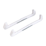 Maxbell 2Pcs Ice Skate Blade Covers Ice Skate Guards for Accessories Boys Girls white