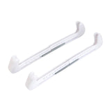 Maxbell 2Pcs Ice Skate Blade Covers Ice Skate Guards for Accessories Boys Girls white
