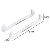 Maxbell 2Pcs Ice Skate Blade Covers Ice Skate Guards for Accessories Boys Girls white