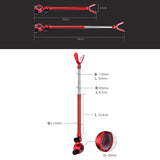 Maxbell Fishing Rod Bracket Holder Pole Bracket Rack Extending Rod Rest Adjustable Red