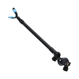 Maxbell Fishing Rod Bracket Holder Pole Bracket Rack Extending Rod Rest Adjustable Black