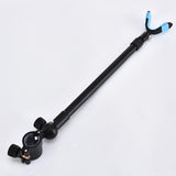 Maxbell Fishing Rod Bracket Holder Pole Bracket Rack Extending Rod Rest Adjustable Black
