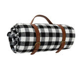 Maxbell Picnic Blanket Accessories for Friends Lawn with PU Leather Carrier Handle A 200cmx200cm