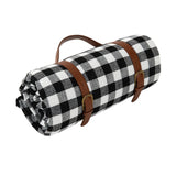 Maxbell Picnic Blanket Accessories for Friends Lawn with PU Leather Carrier Handle A 200cmx200cm