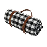Maxbell Picnic Blanket Accessories for Friends Lawn with PU Leather Carrier Handle A 200cmx200cm