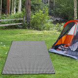 Maxbell Picnic Blanket Accessories for Friends Lawn with PU Leather Carrier Handle A 200cmx200cm