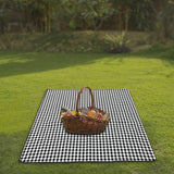 Maxbell Picnic Blanket Accessories for Friends Lawn with PU Leather Carrier Handle A 200cmx200cm