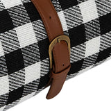Maxbell Picnic Blanket Accessories for Friends Lawn with PU Leather Carrier Handle A 200cmx200cm