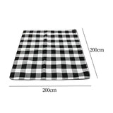 Maxbell Picnic Blanket Accessories for Friends Lawn with PU Leather Carrier Handle B 200cmx200cm