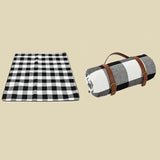 Maxbell Picnic Blanket Accessories for Friends Lawn with PU Leather Carrier Handle B 200cmx200cm