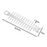 Maxbell Reusable Roaster Fork Easy to Clean Barbecue Skewer for Appetiser Camping Cat 26.5x7x1.8mm