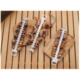 Maxbell Reusable Roaster Fork Easy to Clean Barbecue Skewer for Appetiser Camping Cat 26.5x7x1.8mm
