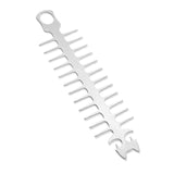 Maxbell Reusable Roaster Fork Easy to Clean Barbecue Skewer for Appetiser Camping Cat 26.5x7x1.8mm