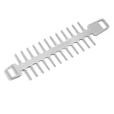 Maxbell Reusable Roaster Fork Easy to Clean Barbecue Skewer for Appetiser Camping Hook 25.7x7.5x1.8mm