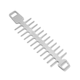 Maxbell Reusable Roaster Fork Easy to Clean Barbecue Skewer for Appetiser Camping Hook 25.7x7.5x1.8mm