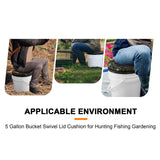 Maxbell Portable Hunting Seat Cushion Thickened Lightweight for Hiking Outdoor Beach reed