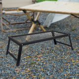 Maxbell Portable Barbecue Net Table 55x30cm Camp Grill Rack for Hiking Camping