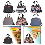 Maxbell Insulated Lunch Bag Durable Lunch Box for Camping Outdoor Travel Black