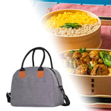 Maxbell Insulated Lunch Bag Durable Lunch Box for Camping Outdoor Travel Gray