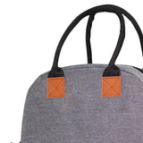 Maxbell Insulated Lunch Bag Durable Lunch Box for Camping Outdoor Travel Gray