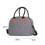 Maxbell Insulated Lunch Bag Durable Lunch Box for Camping Outdoor Travel Gray