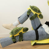 Maxbell Outdoor Ski Protector Gear Adjustable Antifall Gifts Turtle Shape Stuffed 2pcs Knee Pads
