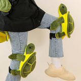 Maxbell Outdoor Ski Protector Gear Adjustable Antifall Gifts Turtle Shape Stuffed 2pcs Elbow Pads
