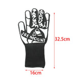 Maxbell High Temperature Resistant Gloves Nonslip Oven Mitts for Hair Styling Baking