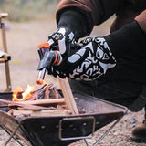 Maxbell High Temperature Resistant Gloves Nonslip Oven Mitts for Hair Styling Baking