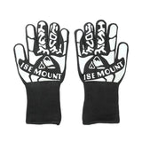 Maxbell High Temperature Resistant Gloves Nonslip Oven Mitts for Hair Styling Baking