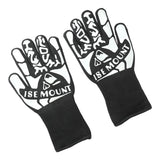 Maxbell High Temperature Resistant Gloves Nonslip Oven Mitts for Hair Styling Baking
