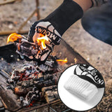 Maxbell High Temperature Resistant Gloves Nonslip Oven Mitts for Hair Styling Baking