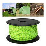 Maxbell 30M 6mm Reflective Tent Rope Guylines for Outdoor Travel Canopy Guy Line  Fluorescent Green