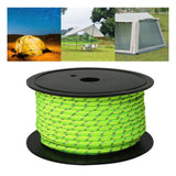 Maxbell 30M 6mm Reflective Tent Rope Guylines for Outdoor Travel Canopy Guy Line  Fluorescent Green
