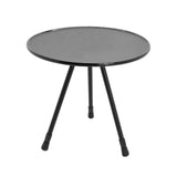 Maxbell Triangular Round Table Collapsible Stable Furniture for Picnic Fishing Beach Black
