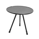 Maxbell Triangular Round Table Collapsible Stable Furniture for Picnic Fishing Beach Black