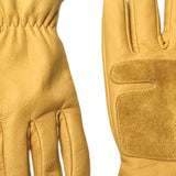 Maxbell PU Leather Work Gloves Tool Anti Scald for Driver Construction Gardening XL