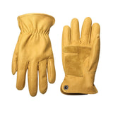 Maxbell PU Leather Work Gloves Tool Anti Scald for Driver Construction Gardening XL